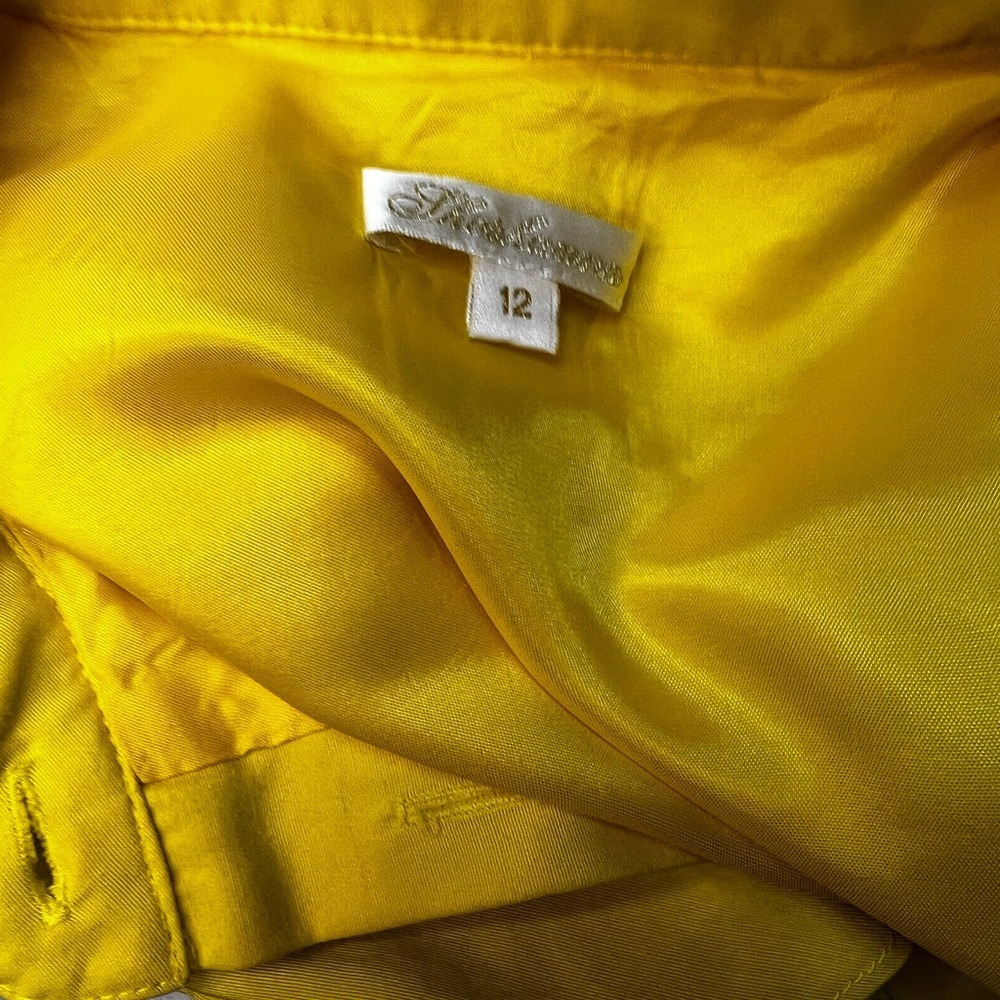 Shoshanna yellow sleeveless dress 12
Ruffle Mini Pockets Cotton Silk - Picture 13 of 16